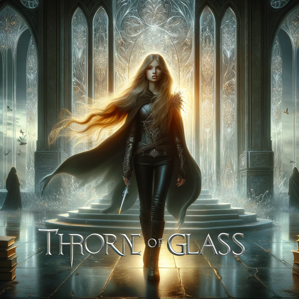 alternative book cover of throne of glass