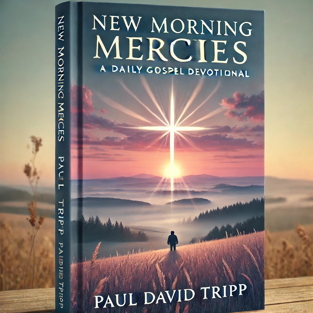 alternative book cover for New Morning Mercies: A Daily Gospel Devotional by Paul David Tripp. 