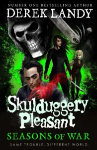 Featured image for Zusammenfassung von „Skulduggery Pleasant: Jahreszeiten des Krieges“ von Derek Landy