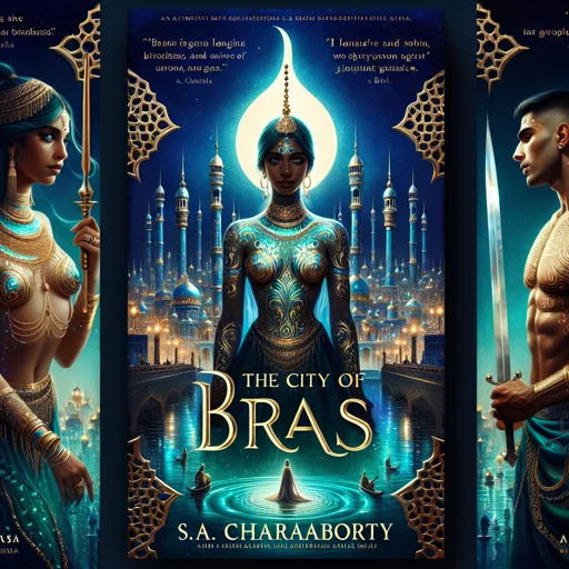 Alternative book cover of The City of Brass by S.A. Chakraborty