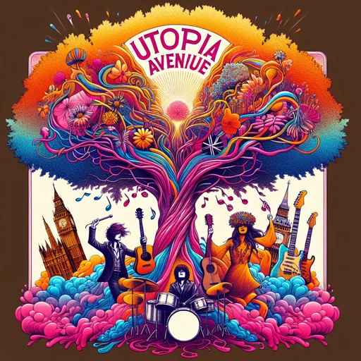 Featured image for Zusammenfassung von 'Utopia Avenue' von David Mitchell