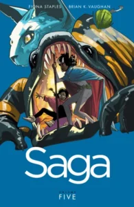 Featured image for "Zusammenfassung von 'Saga, Band 5' von Brian K. Vaughan"