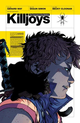 Featured image for Zusammenfassung von „The True Lives of the Fabulous Killjoys“ von Gerard Way