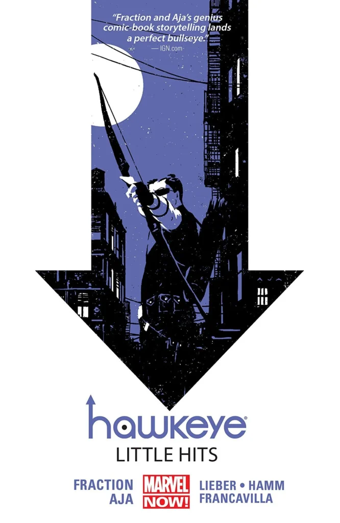 Featured image for „Zusammenfassung von 'Hawkeye, Band 2: Little Hits' von Matt Fraction“