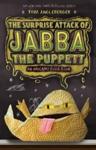 Featured image for Zusammenfassung von 'Der Überraschungsangriff des Jabba der Puppett' von Tom Angleberger