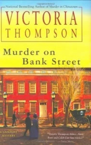 Featured image for Zusammenfassung von 'Mord in der Bankstraße' von Victoria Thompson