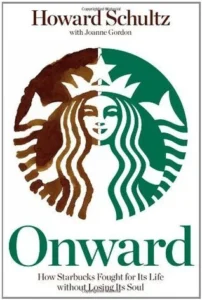 Featured image for Zusammenfassung von 'Onward: Wie Starbucks um sein Überleben kämpfte, ohne seine Seele zu verlieren' von Howard Schultz