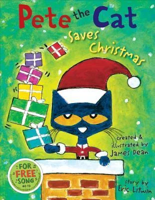 Featured image for Zusammenfassung von 'Pete der Kater rettet Weihnachten' von Eric Litwin