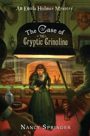 Featured image for Zusammenfassung von 'Enola Holmes: Der Fall der kryptischen Krynoline' von Nancy Springer